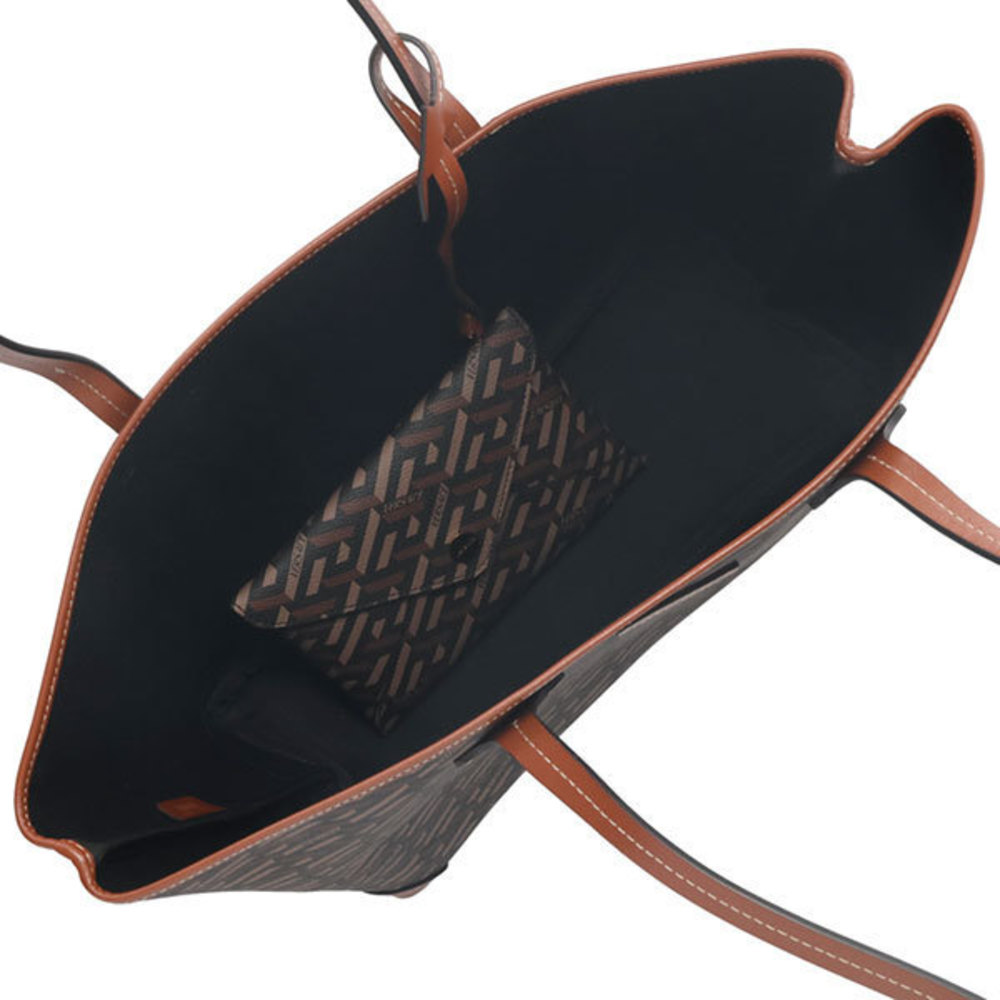 Versace Polyurethane Pouch Leather Handbag Brown - image 3